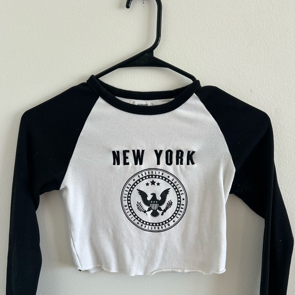 Long Sleeve Cropped Tee